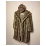 Albrechts Mink Fur Coat and Matching Hat