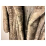 Albrechts Mink Fur Coat and Matching Hat