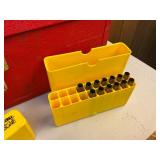 Rifle Cartridge Ammunition Lot with Tool Box