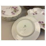 Nippon & BRC Chantilly Hand Painted Floral China