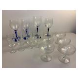 Champagne Coupe & Glass Cordial Sets