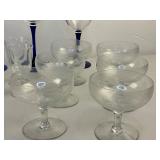 Champagne Coupe & Glass Cordial Sets