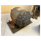 Antique Bench Grinder and Grinding Wheels