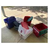 Plastic Storage Container Lot