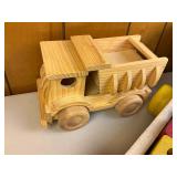 Playskool Duffle Bag of Colored Blocks & Col-O-Rol Wagon