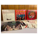 Christmas Vinyl Record Album Lot