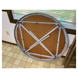 Vintage Round Durham Folding Table and Chairs