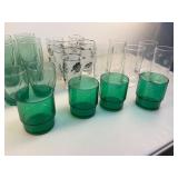 Vintage Glass Tumbler Lot