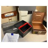 Filing & Security Box Lot