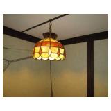 Vintage Stained Glass pendulum Styl...