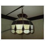 Vintage Stained Glass pendulum Styl...