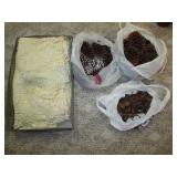 Hand crafted knit table covering, d...