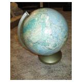 Vintage spinning globe of the world...