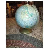 Vintage spinning globe of the world...