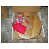 Wooden Chinese Checkers board with ...