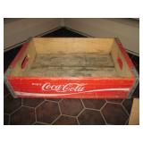 Vintage wooden Coca-Cola crate with...