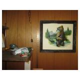 Vintage 3-D style wildlife Bear pic...