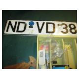 Vintage road sign, reading material...