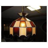 Vintage Stained Glass pendulum Styl...