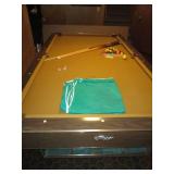 Vintage Regulation size Pool table ...