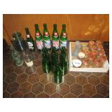 Misc lot of vintage soda bottles, l...