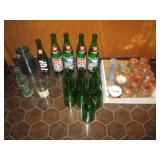 Misc lot of vintage soda bottles, l...
