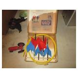 Vintage Lawn Jarts outdoor game...