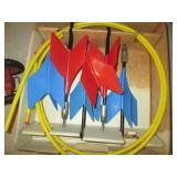 Vintage Lawn Jarts outdoor game...