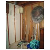 Vintage metal buckets, wire basket,...