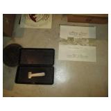 Vintage reading materials, wall dec...