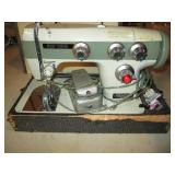 Vintage New Home portable sewing ma...