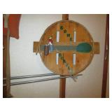 Vintage Cross ski poles, life prese...