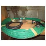 Sprayer, hose, fire extinguisher an...