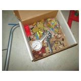 Vintage Wood Croquet game with tack...