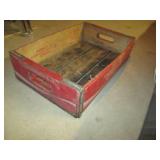 Vintage Wood Coca-Cola crate with m...
