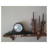 Vintage Gilbert Mantle Clock plus t...