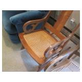 (2) Mismatched Vintage Wood rocking...