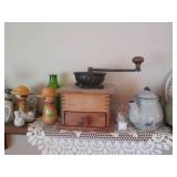 Long wood Wall shelf complete with ...