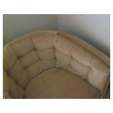 Pair Soft tan Vintage swiveling lou...