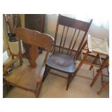 Vintage Wood rocking chairs plus Vi...
