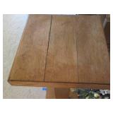 Squared Wood pedestal style plant s...