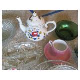 Collection of vintage cut glassware...