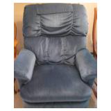 Steel Blue tuffted Button back rock...