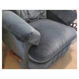 Steel Blue tuffted Button back rock...