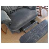 Steel Blue tuffted Button back rock...