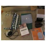 Vintage Table coverings, shoe stret...