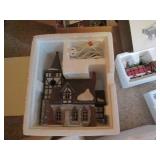 Box of Assorted Decor from Dept 56 ...