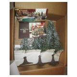 Box of Assorted Decor from Dept 56 ...