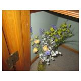 Collection of decorative tins, faux...