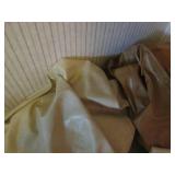 Vintage bean bag chairs, table lamp...